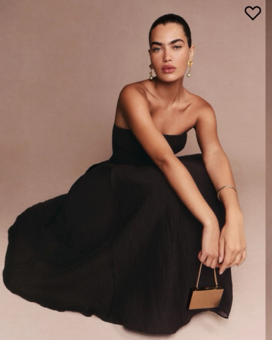 N【reformation】リフォメーション　ドレス（新品未使用） Reformation Rosy Dress In Black by Reformation - Pickle