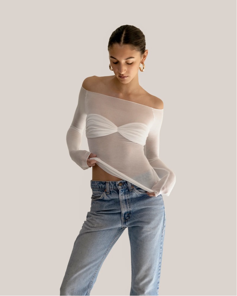 La Sirena Top by Oresund Iris - Pickle