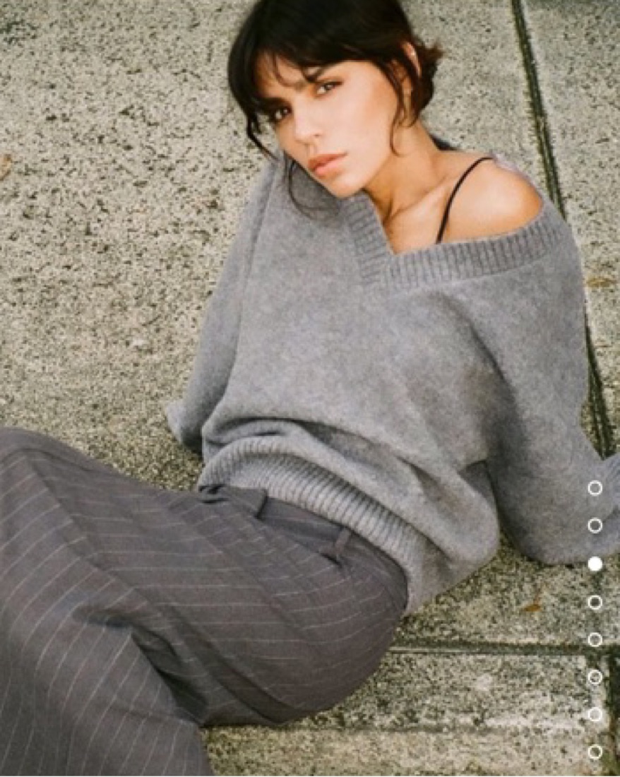 Zara Soft Knit Sweater - Grey by Zara - Pickle