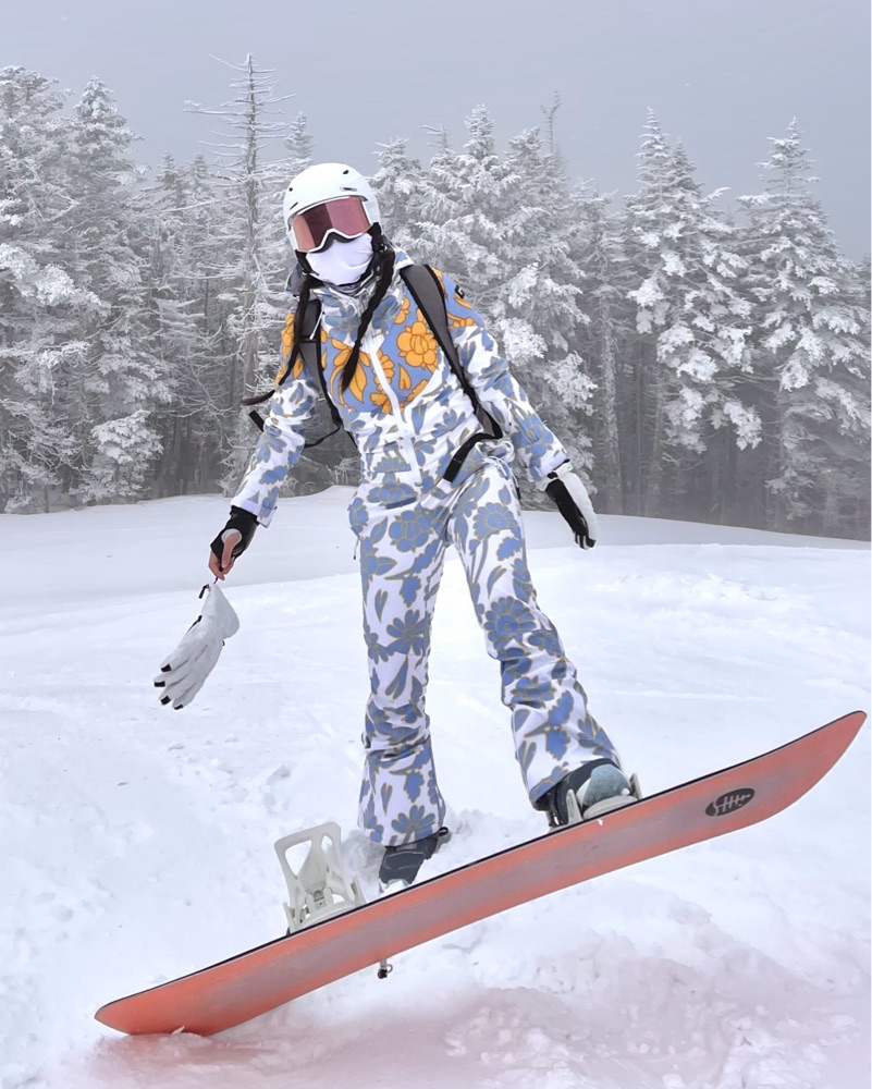 Roxy スキーセット グラフィティデザイン Cynthia rowley X Roxy Ski Suit by Cynthia Rowley - Pickle
