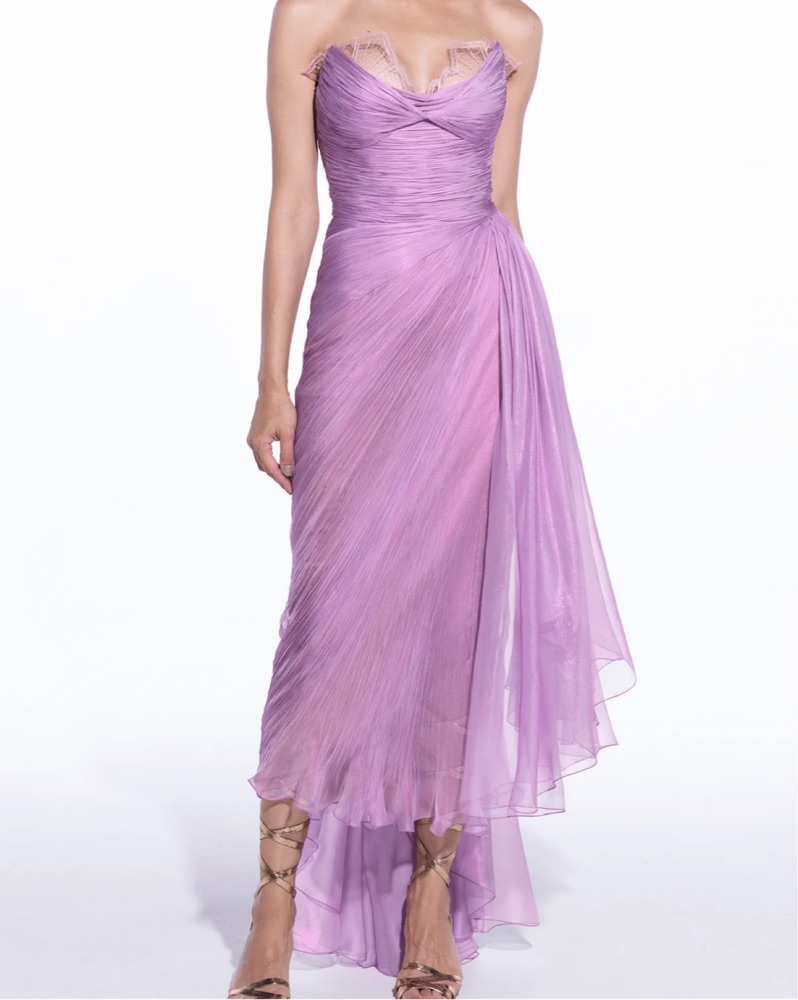 【美品】MARNO／Julie dress Maria Lucia Hohan Julie Silk Dress Small by Maria Lucia Hohan - Pickle