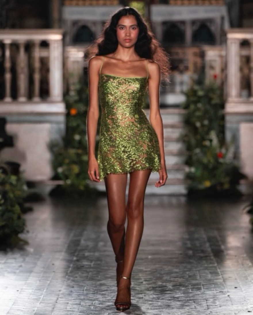 Annie's Ibiza Coral Mini Dress - Moss by Annie's Ibiza - Pickle