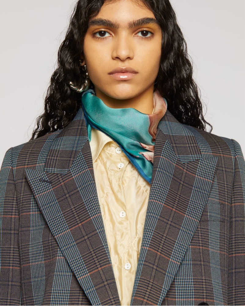 Acne Studios Checked Blazer Jacket by Acne Studios - Pickle