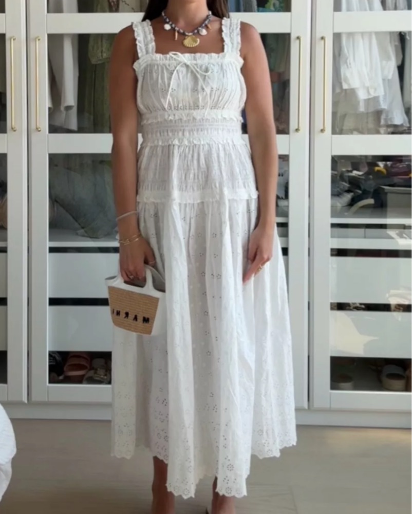 Doen x Gap White Eyelet Dress by Doen - Pickle