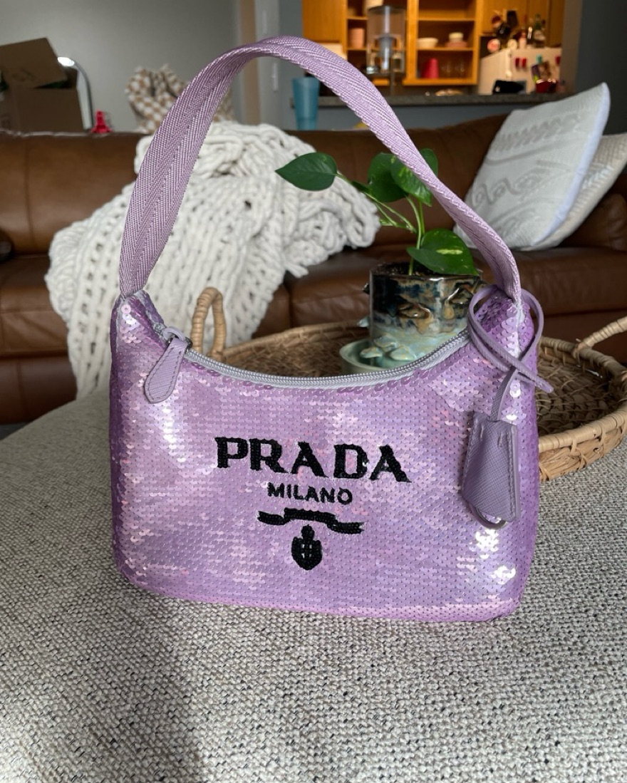 Prada Sequin Purse by Prada - Pickle