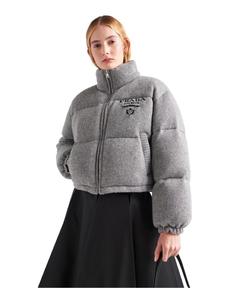 Prada Milano Wool Puffer Jacket by Prada - Pickle