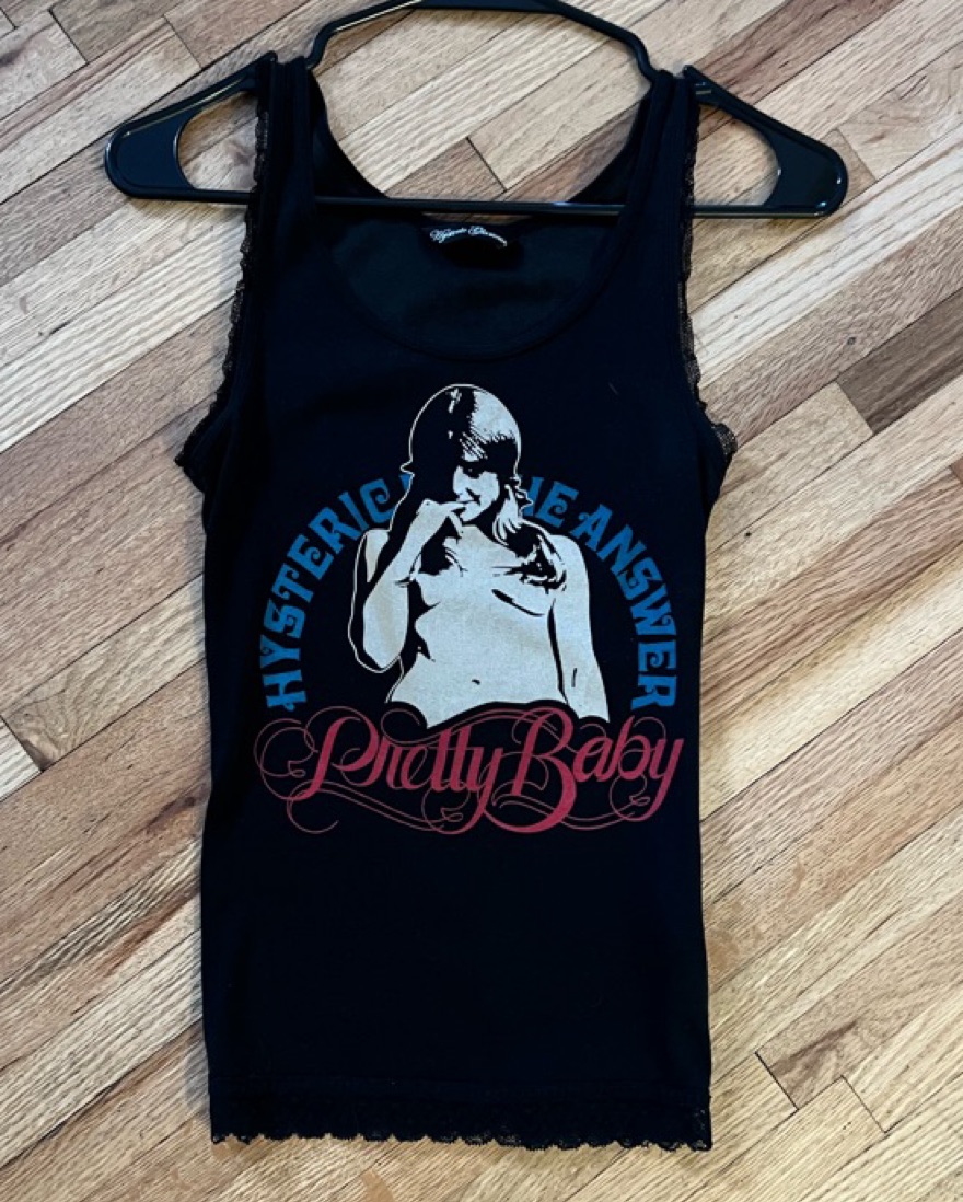 Hysteric Glamour Tank Top by n/a - Pickle