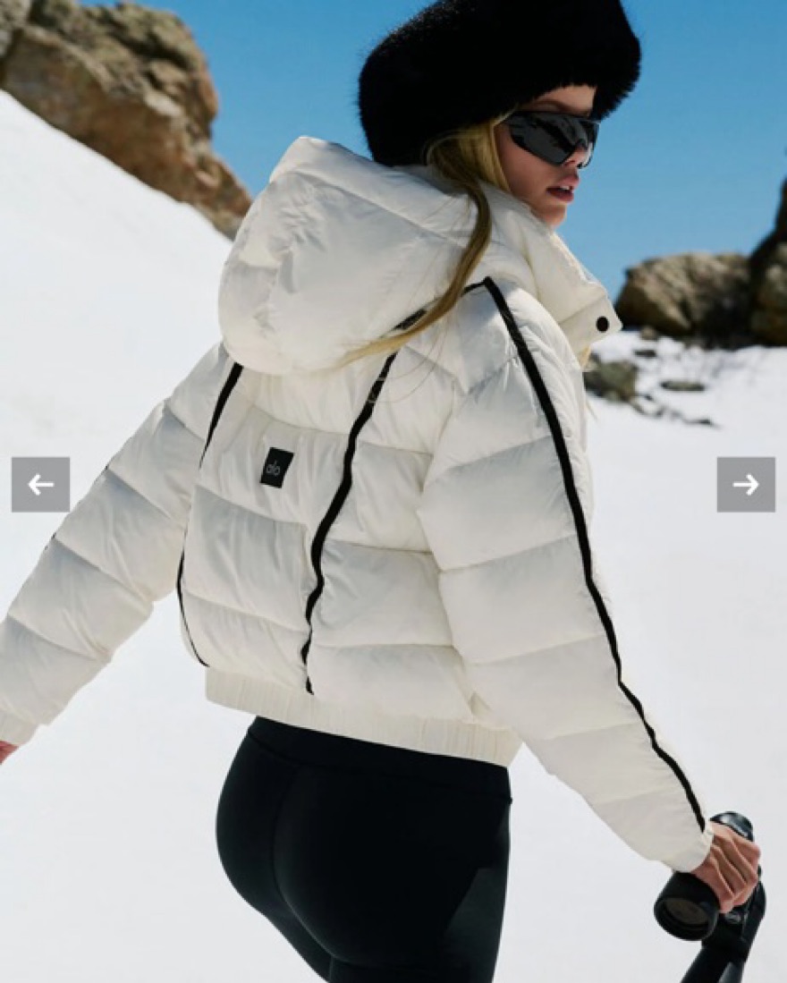 Alo Aspen Love Puffer Jacket by Alo Yoga - Pickle