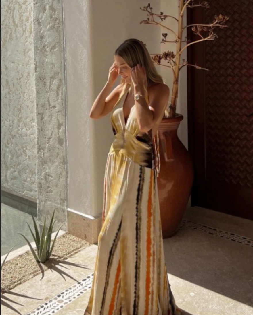 Silvia Tcherassi Tie-Dye Maxi Dress by Silvia Tcherassi - Pickle