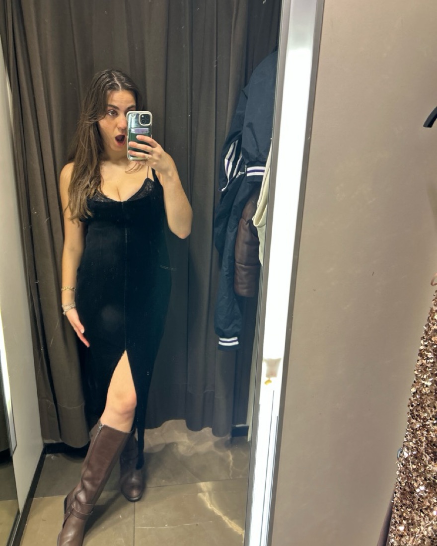 Zara Velvet Corset Midi Dress by Zara - Pickle