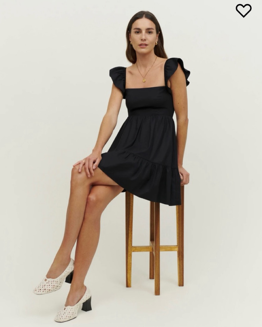 Reformation Jeune Dress in Black by Reformation - Pickle