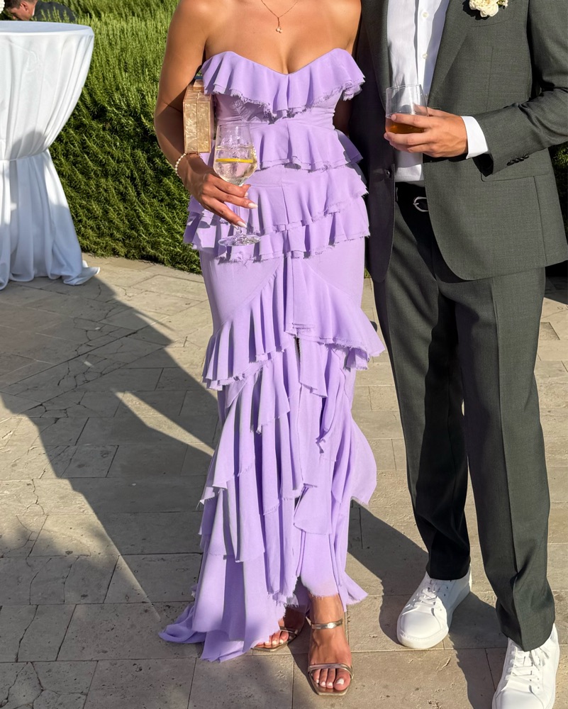 Michael Costello Oleksandra Gown - Lilac by Michael Costello x