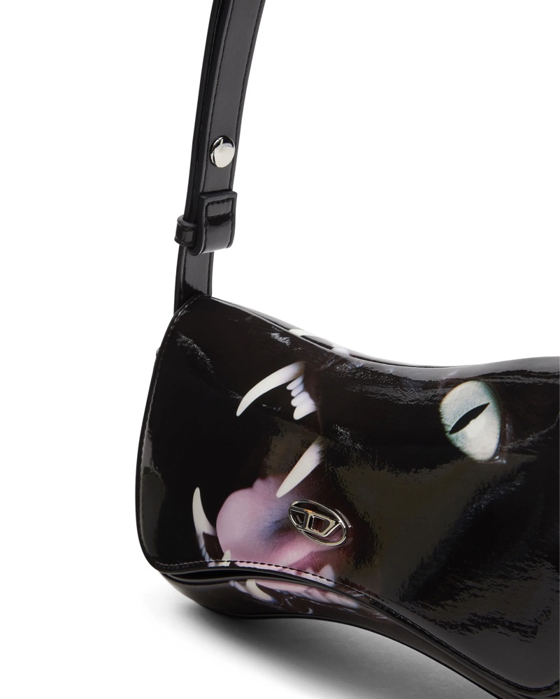 Diesel Play Clutch With Black Cat Print by Diesel - Pickle