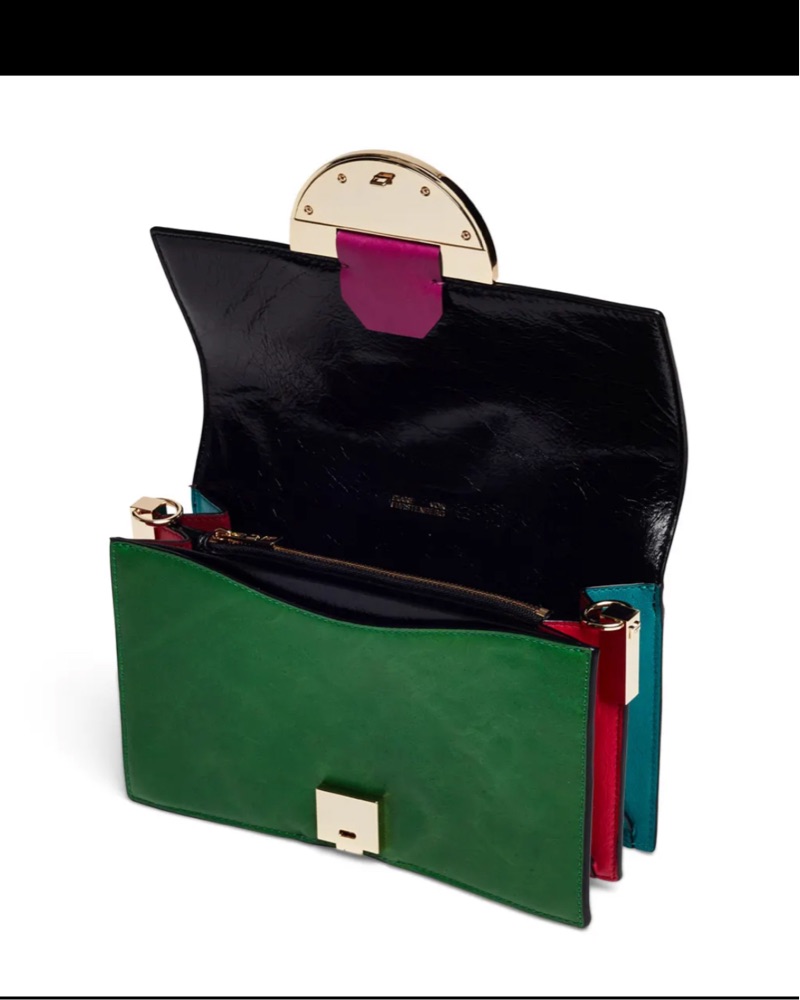 DVF Retro Colorblock Bag by Diane von Furstenberg - Pickle
