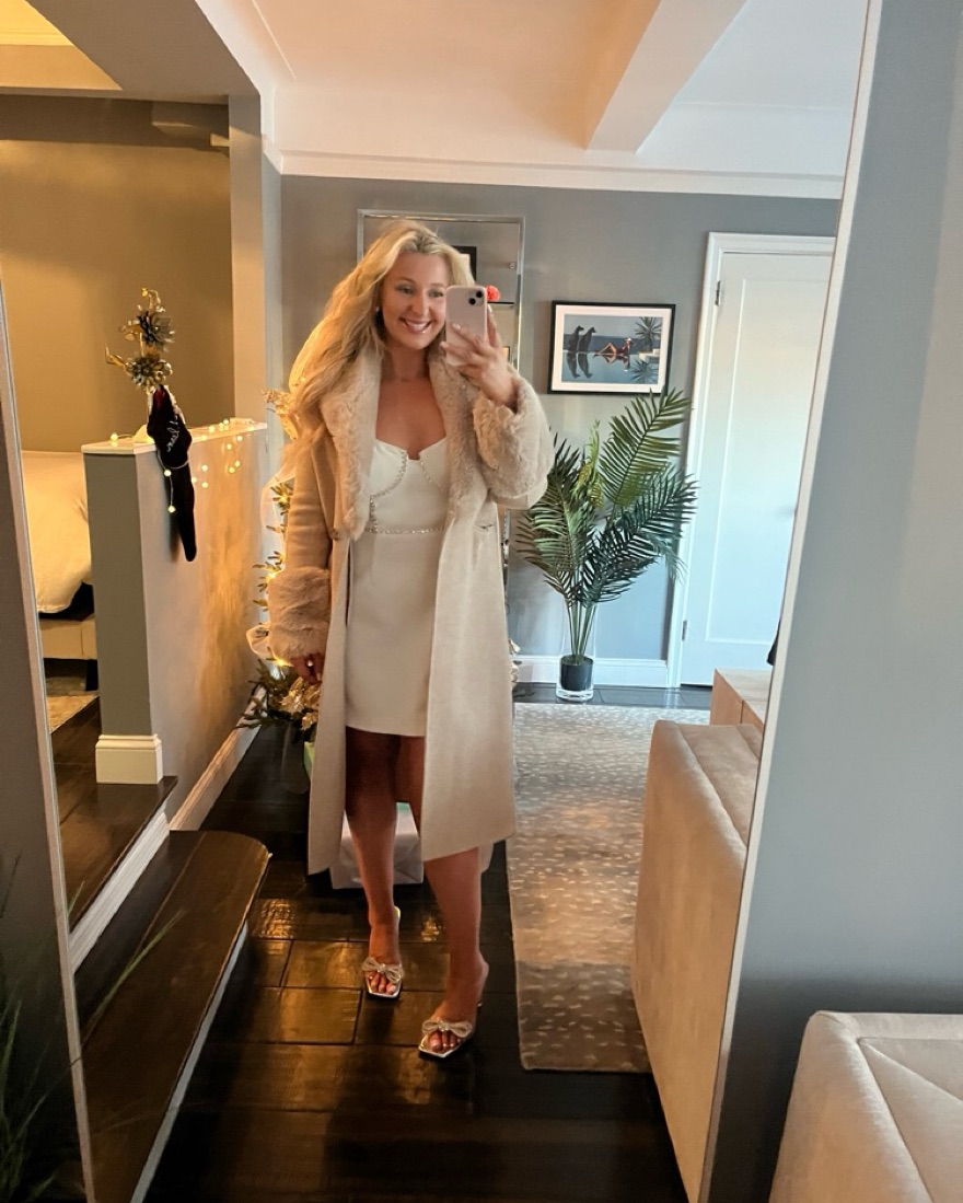 SELF PORTRAIT White Crepe Bow Dress by Self Portrait - Pickle