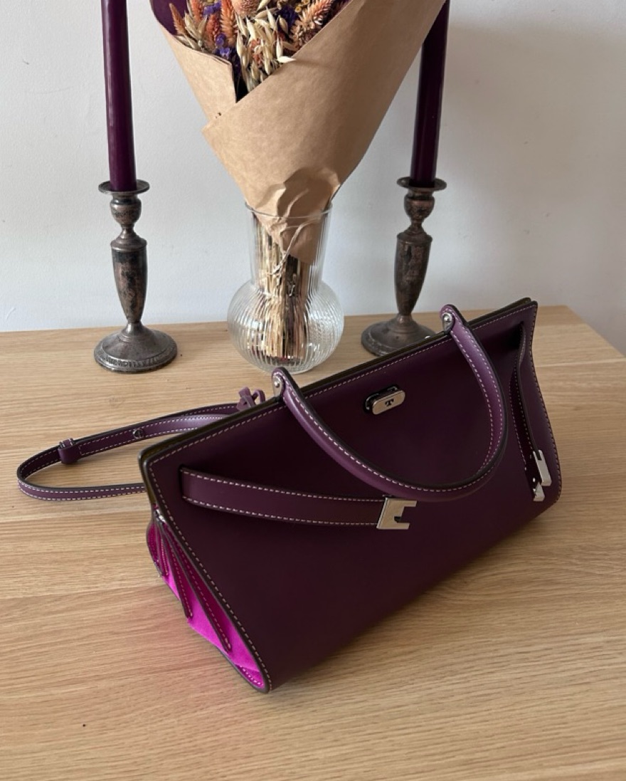 ルイビル バック The Lee Radziwill Cat Eye Bag. A unique new trapezoidal shape