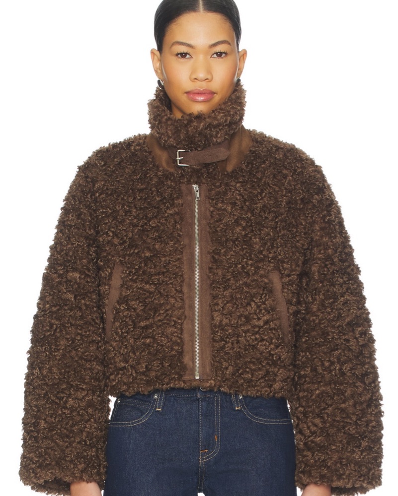 Elodie The Label Rio Faux Fur by Elodie The Label - Pickle