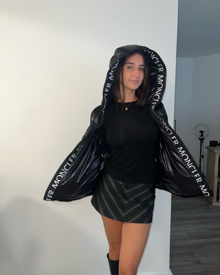 Moncler Clair Shine Down Jacket by Moncler - Pickle