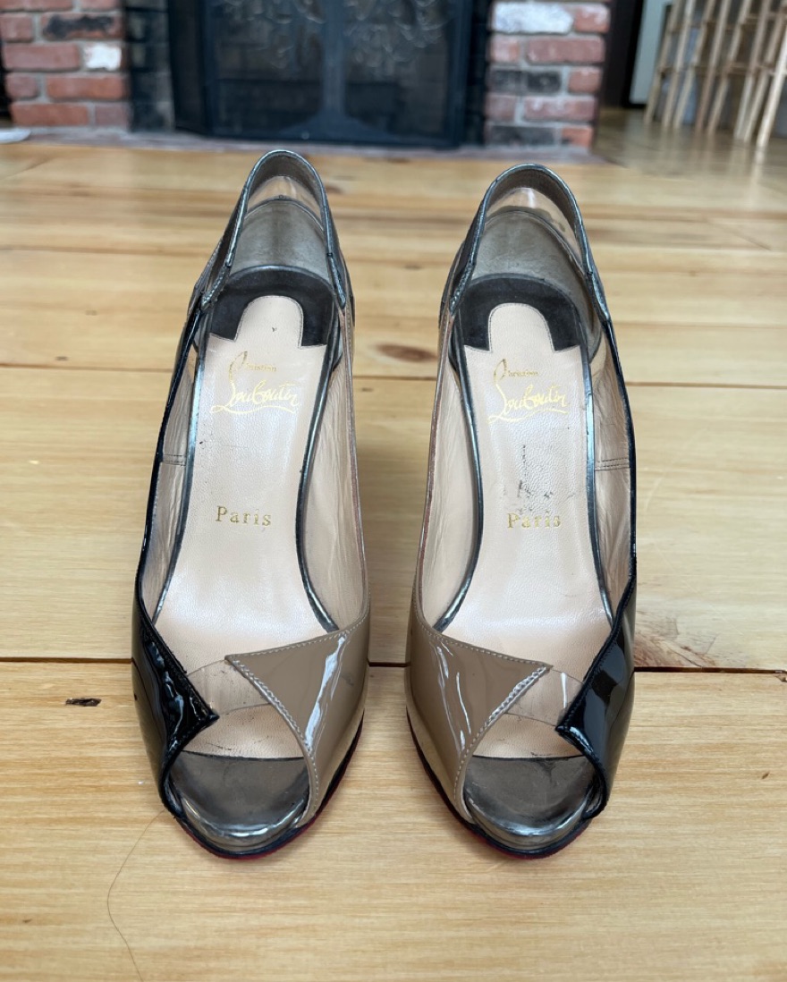 Multi- Toned Christian Louboutin Heels by Christian Louboutin - Pickle