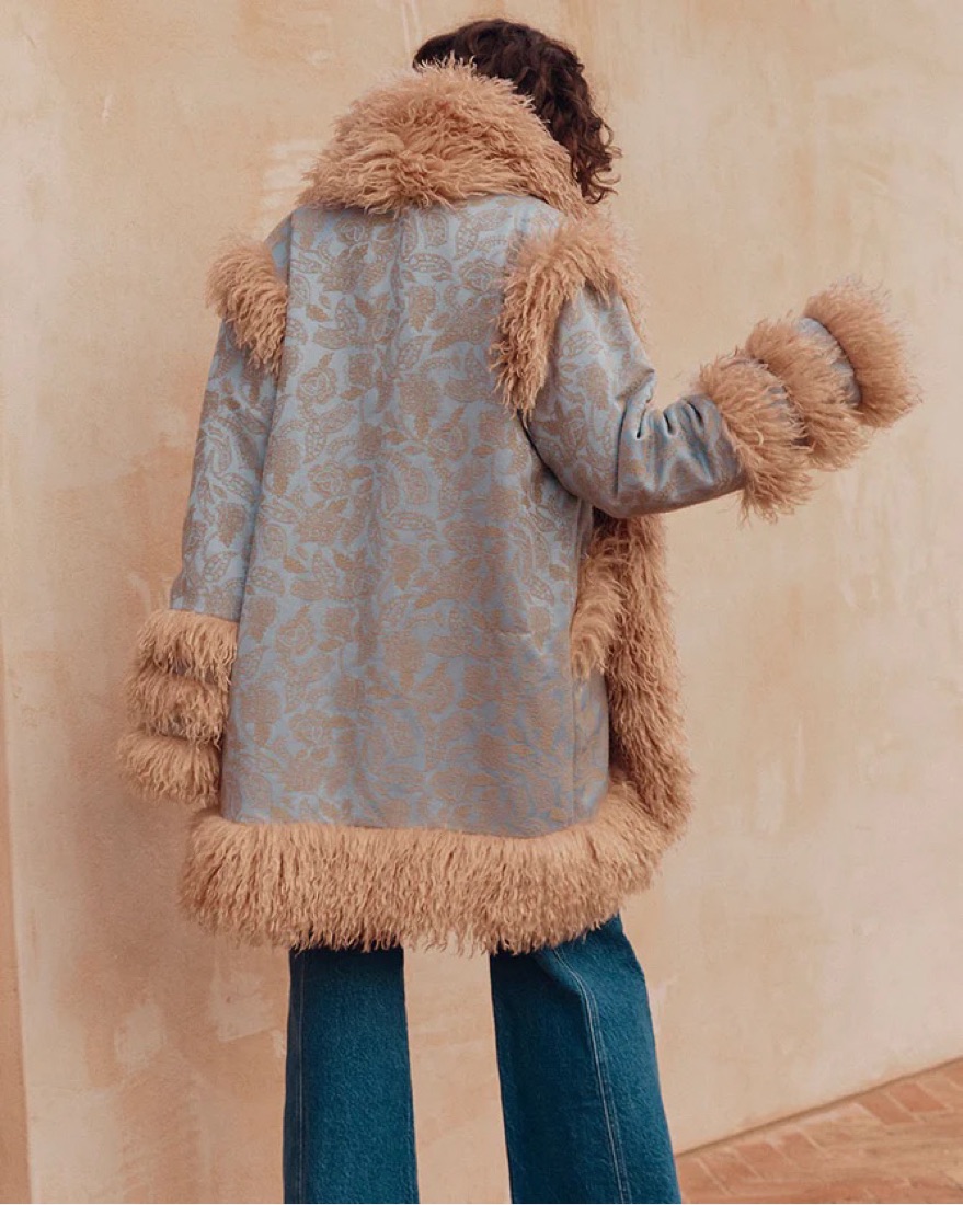 Spell Starlet Jacquard Coat by Spell - Pickle