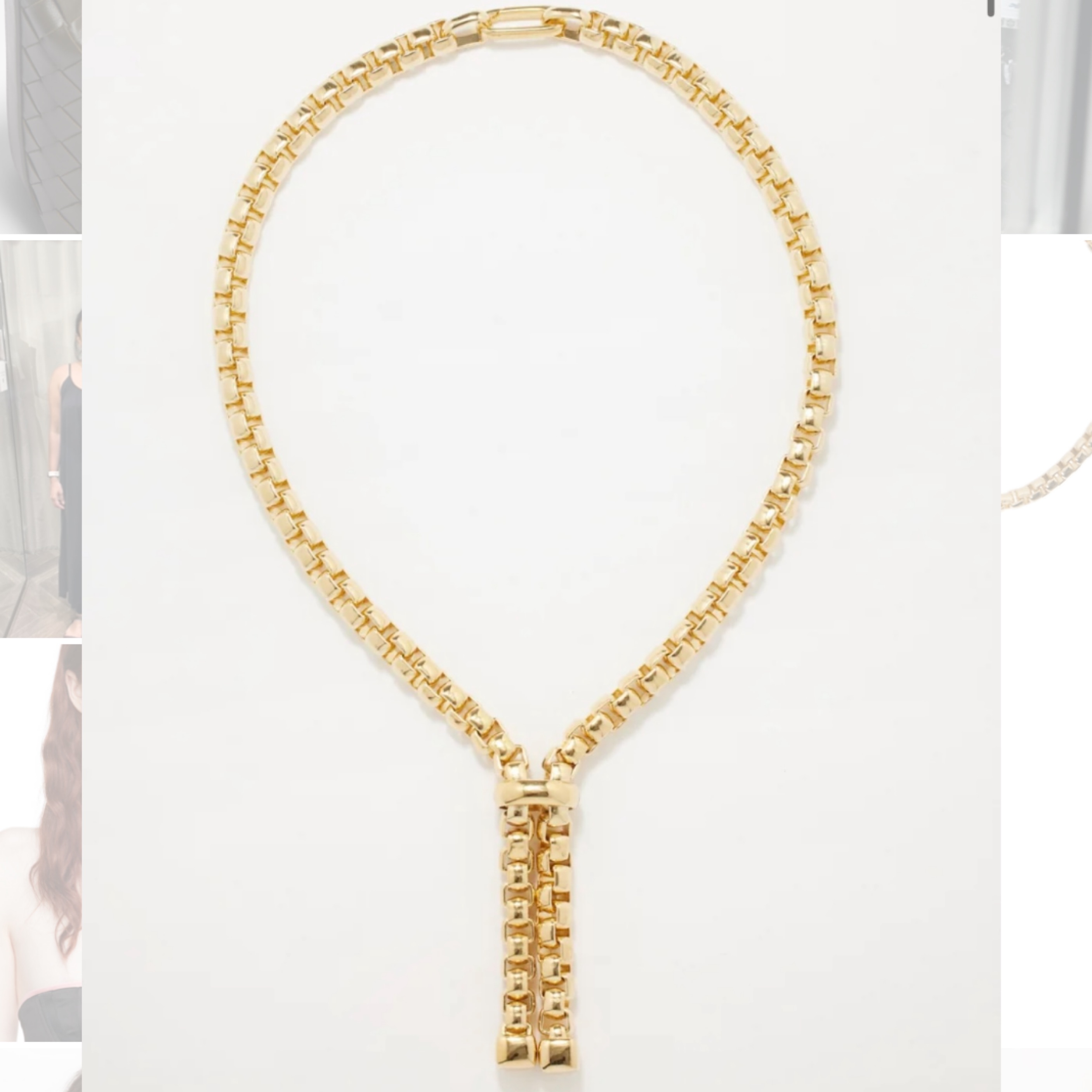 Laura Lombardi Gold Martina Necklace by Laura Lombardi - Pickle