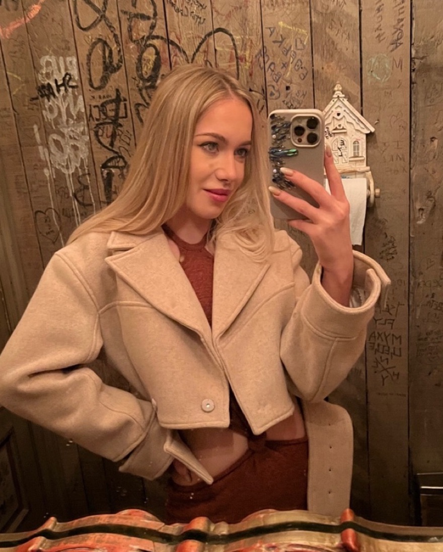 Cult Gaia Georgia Jacket by Cult Gaia - Pickle