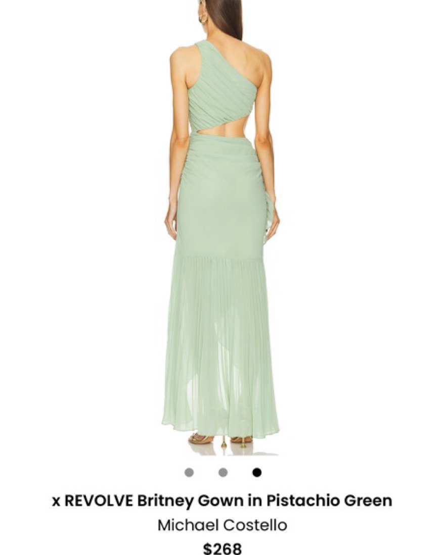Meme　 麦ドレス Summer Wedding Gown by Michael Costello - Pickle