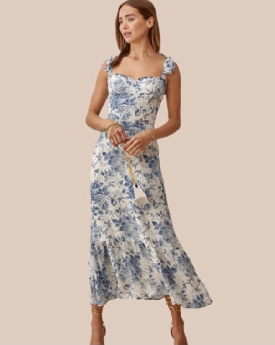 Reformation Nikita dress in Pompadour by Reformation - Pickle