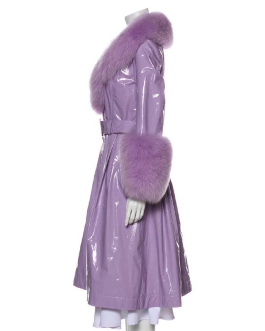 Saks Potts Lamb Leather Fur Coat by Saks Potts - Pickle