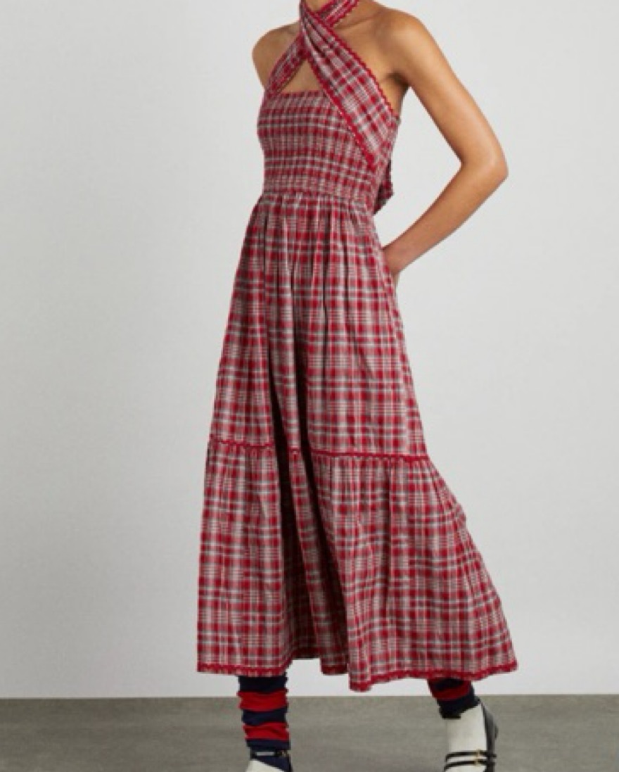 Damson Madder Pia Midi Dress by Damson Madder - Pickle