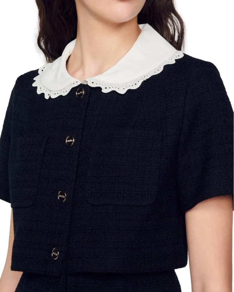 Sandro Tweed Mini Dress by Sandro - Pickle