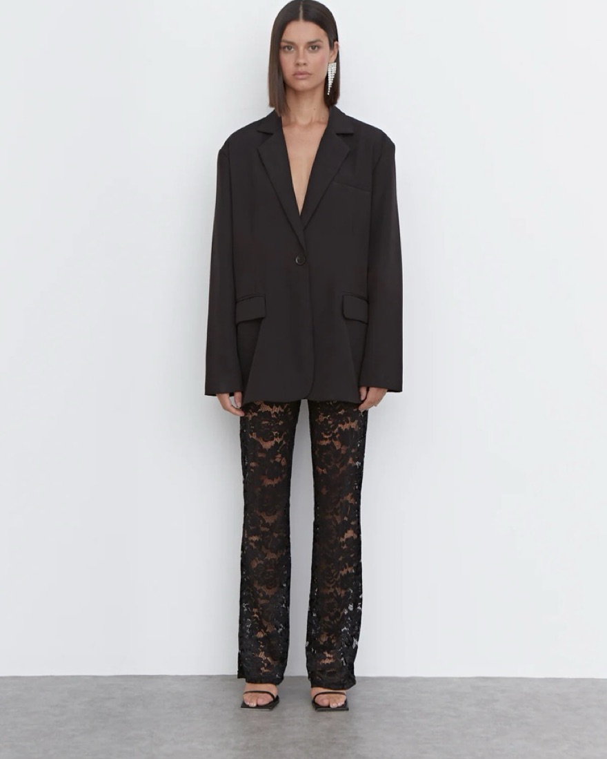 4th & Reckless Emery Lace Pants by 4th + Reckless - Pickle