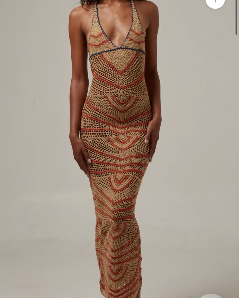 Akoia Swim Crochet Coverup by Akoia Swim - Pickle