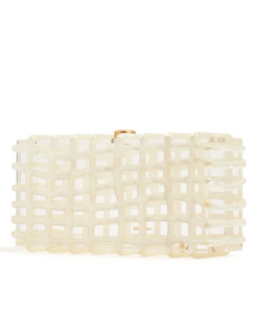 あど  チラコル14包 Cult Gaia Lalli Floral Crochet Raffia Top-Handle Bag - Bergdorf
