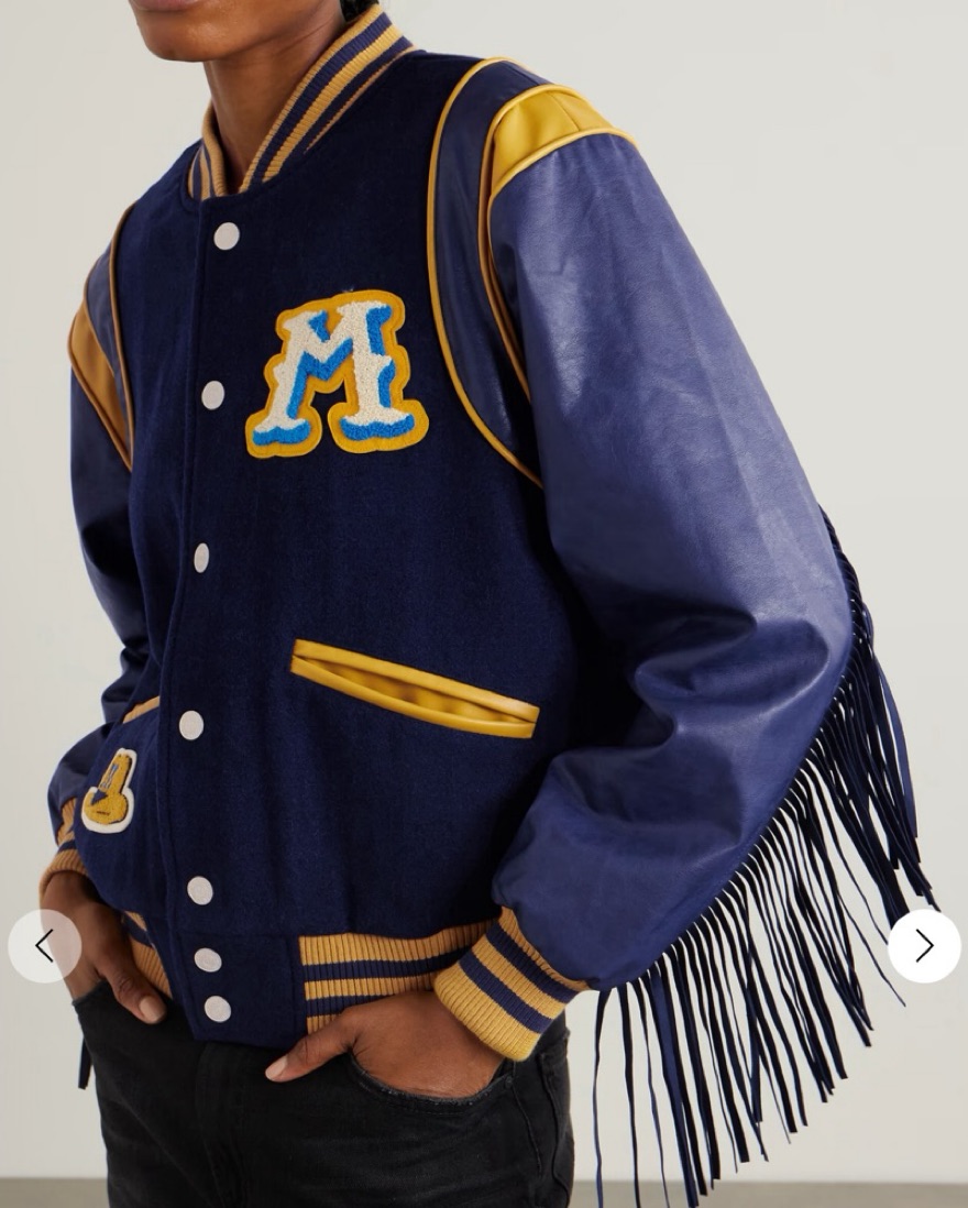 Fringe Team Spirit Jacket by Mother Denim - Pickle