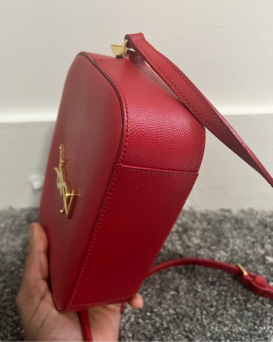 Elegant Red Saint Laurent Crossbody Bag by YSL - Pickle