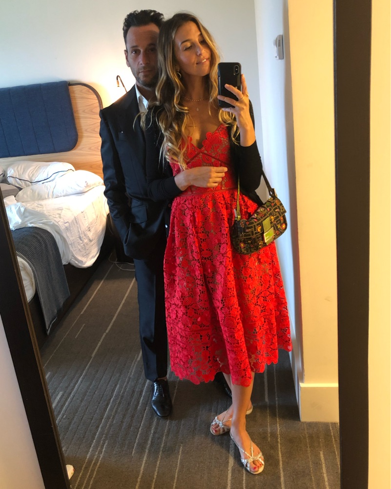 Red Self-portrait Dress by Self-Portrait - Pickle