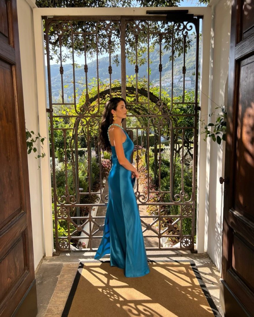 Staud Cadence Dress Island Blue by Staud - Pickle