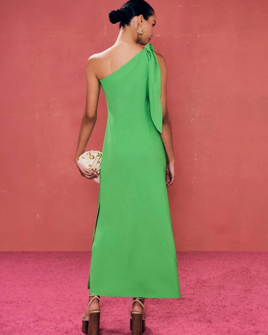 Cult Gaia Kamila One Shoulder Green Dres by Cult Gaia - Pickle