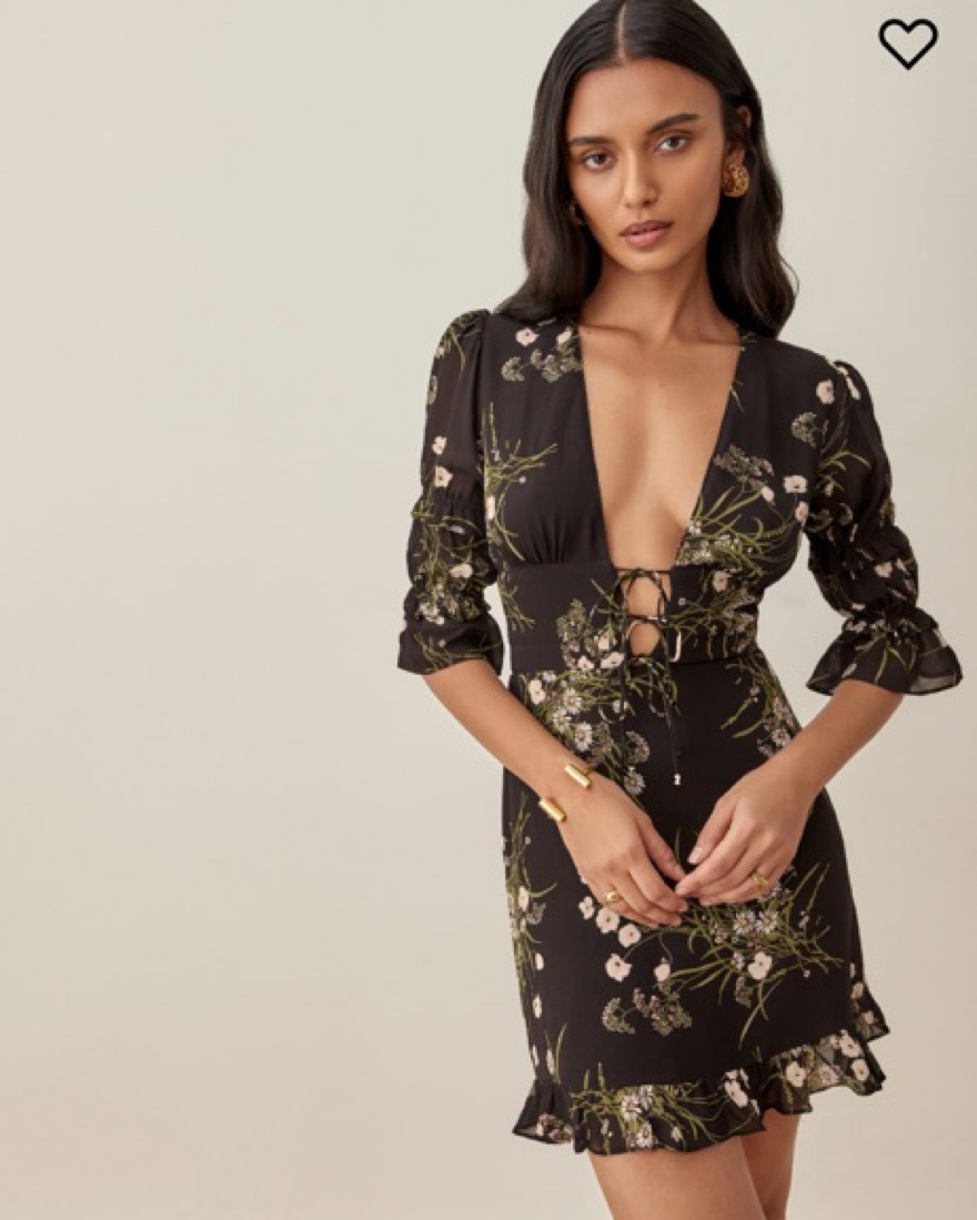 Reformation Laurelei Dress by Reformation - Pickle