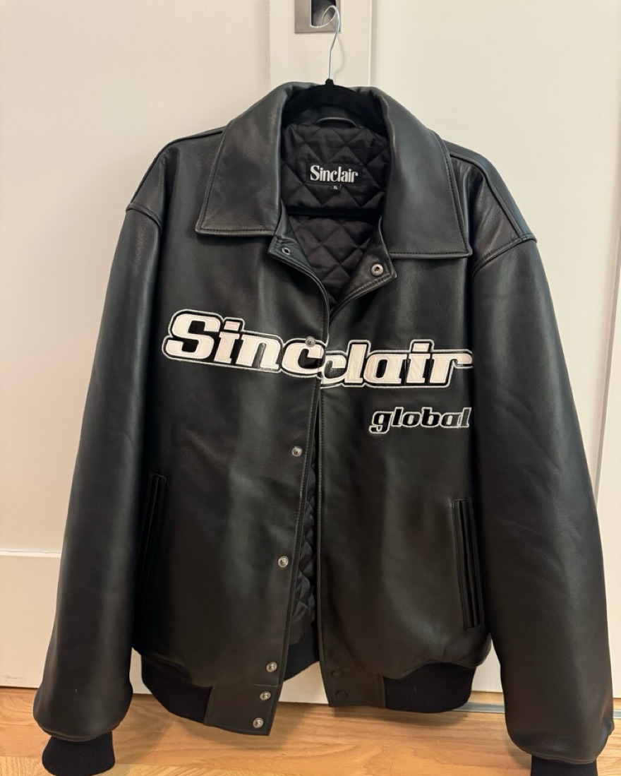 Sinclair Global Black Leather Jacket by Sinclair - Pickle