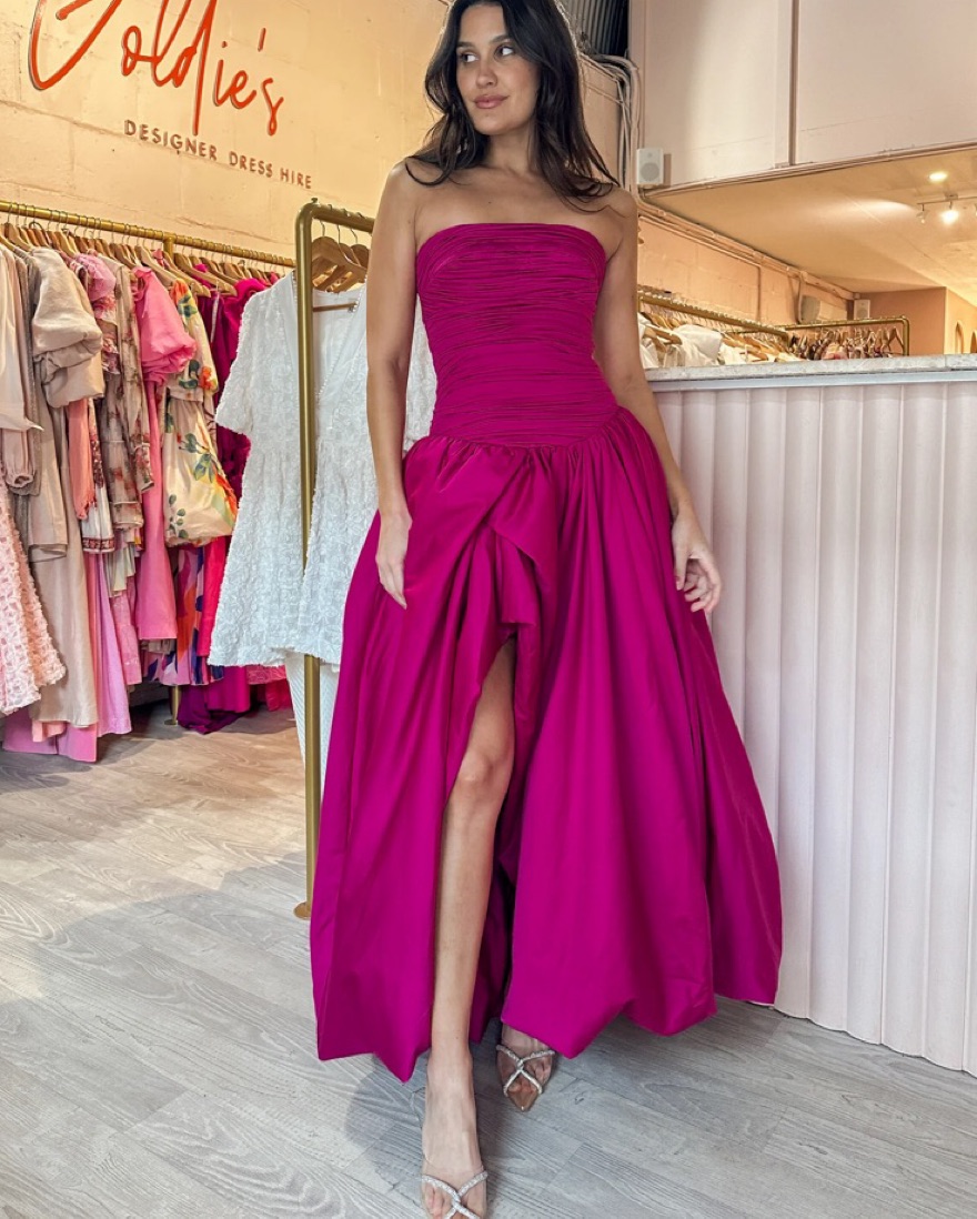 Aje Violette Bubble Hem Maxi Dress by Aje - Pickle