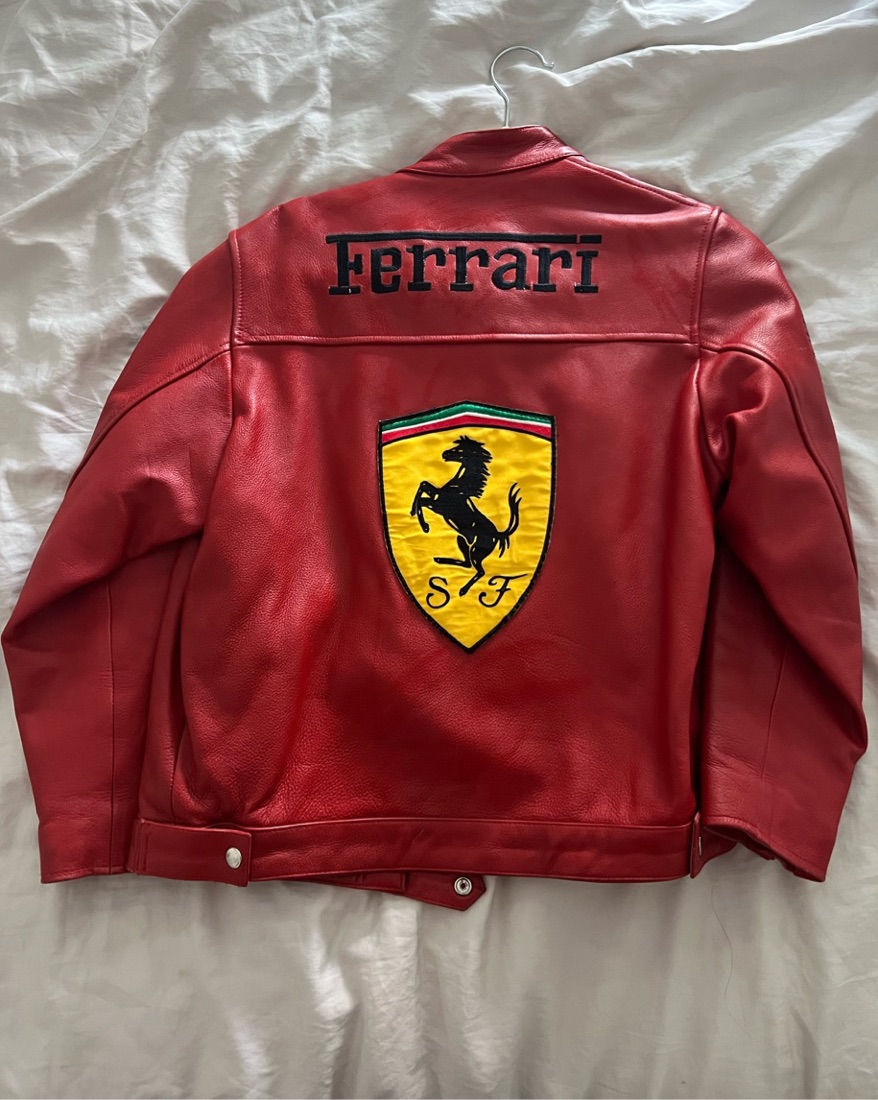 GENUINE** Vintage Ferrari Jacket by Ferrari - Pickle