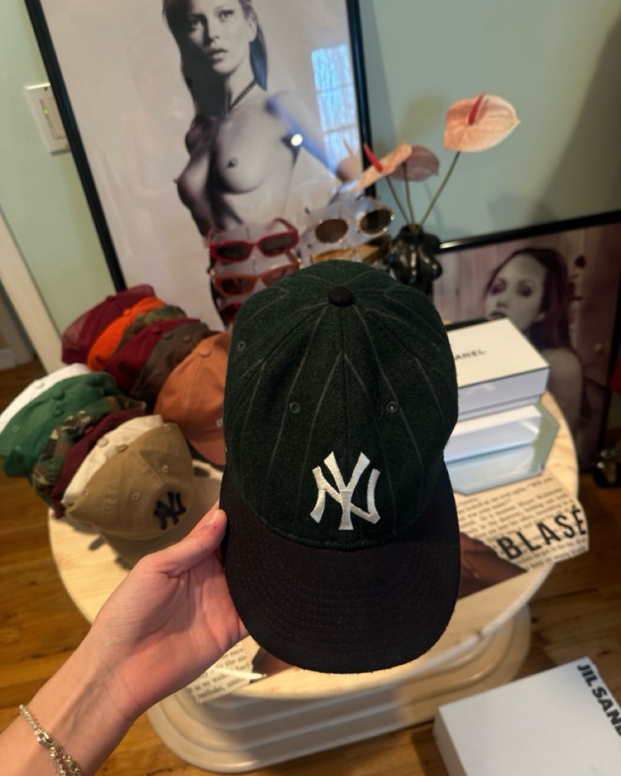 aime leon dore yankees wool ストライプ キャップ aime leon dore yankees wool ストライプ キャップ 【公式通販】