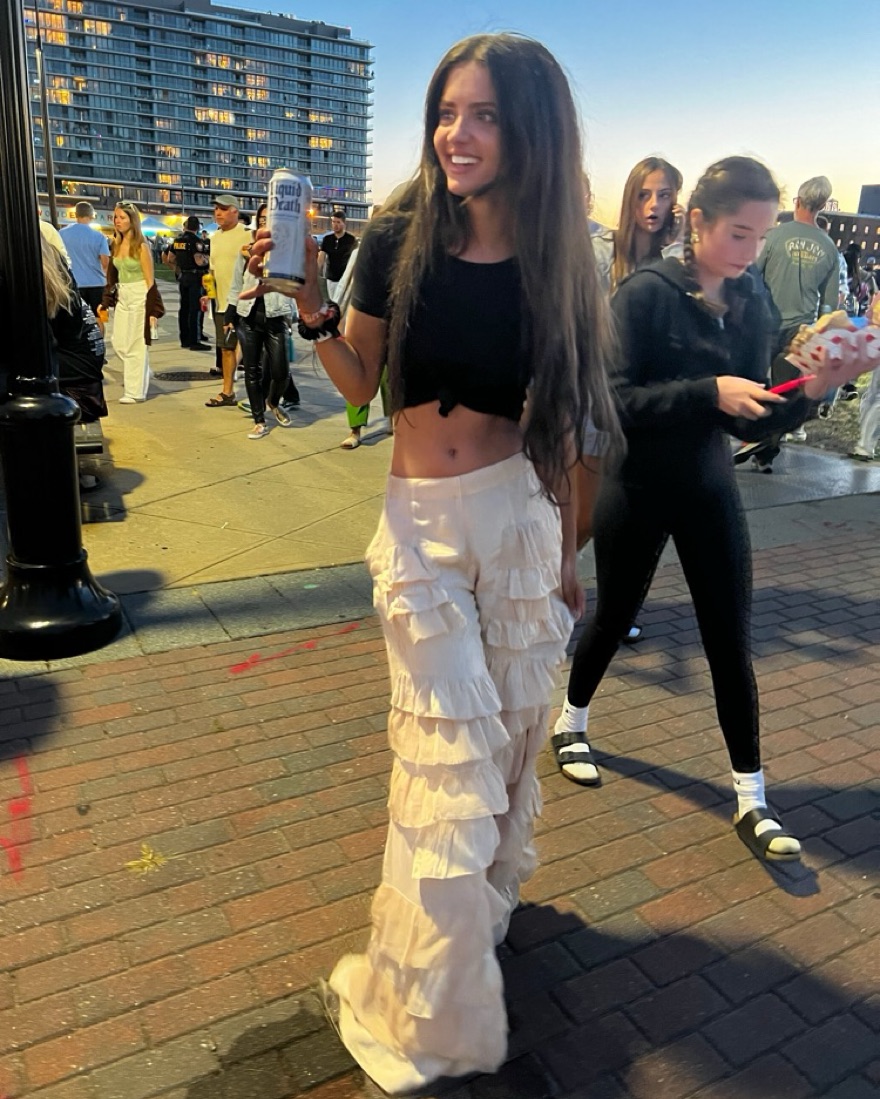 Free People Rock And Frill Pants by Free People - Pickle