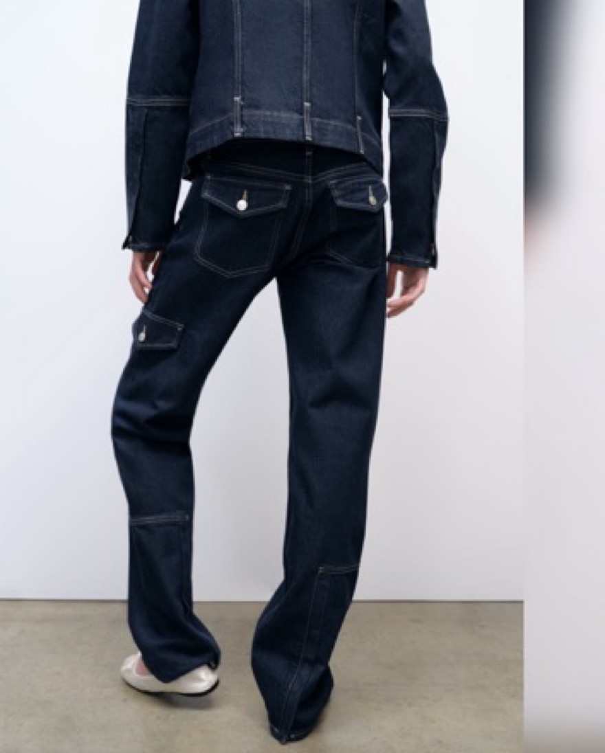 matching denim set by Zara - Pickle