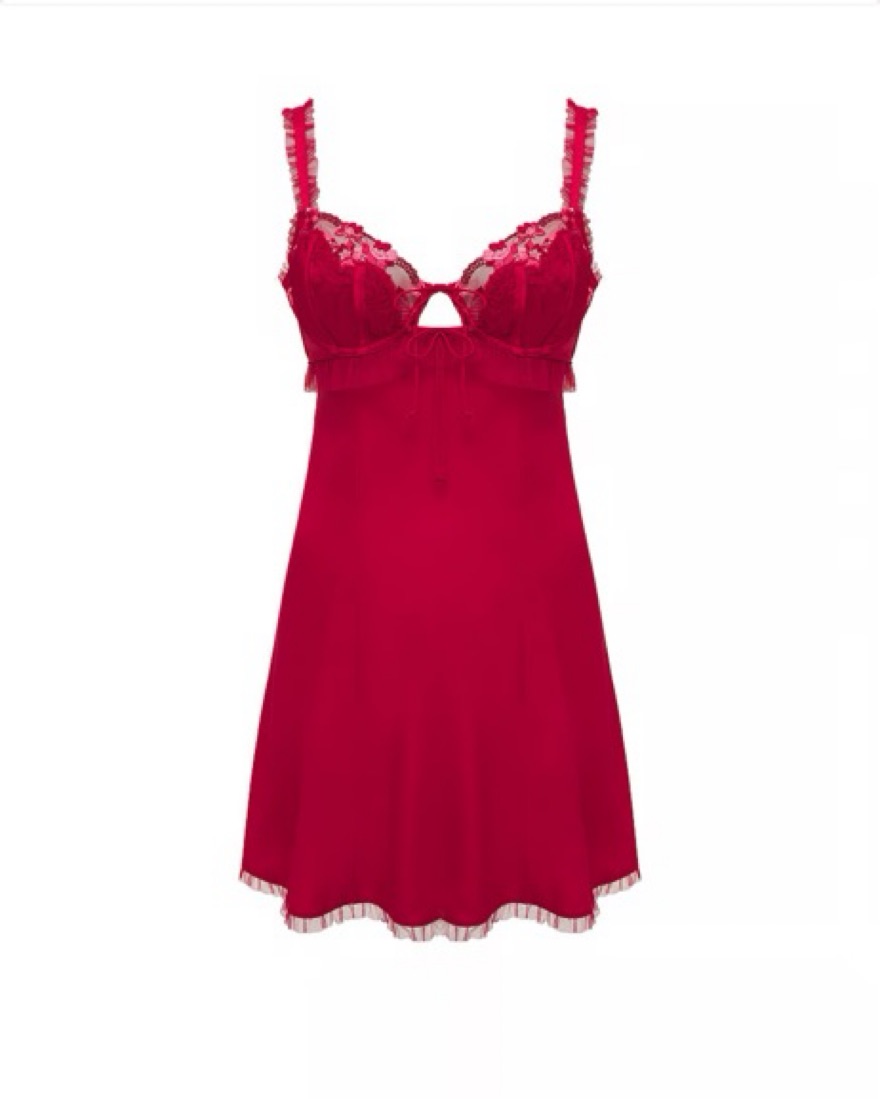 For Love And Lemons Evie Slip Dress by For Love & Lemons - Pickle