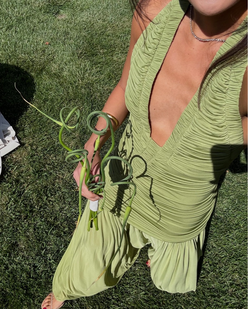 Christopher Esber Orion Gown - Olive by Christopher Esber - Pickle