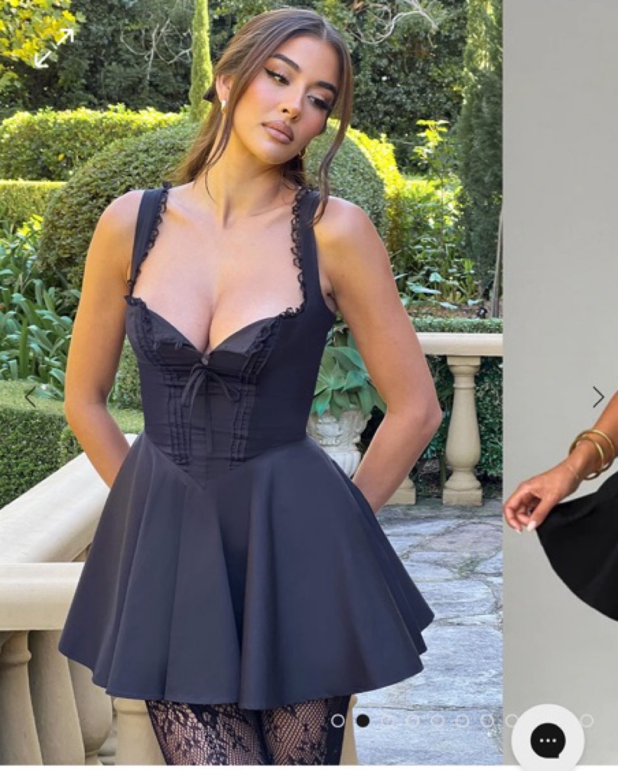 ANTONELLA MINI DRESS - BLACK by Babyboo - Pickle