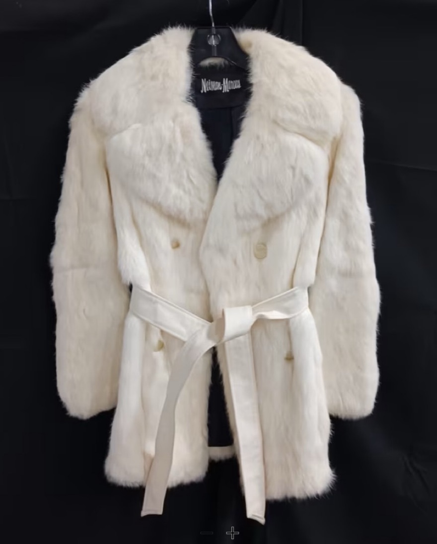 Neiman Marcus White Fur Coat Vintage by Neiman Marcus - Pickle